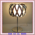 2013 Acrylic Shade and Chrome Iron Desk Lamp